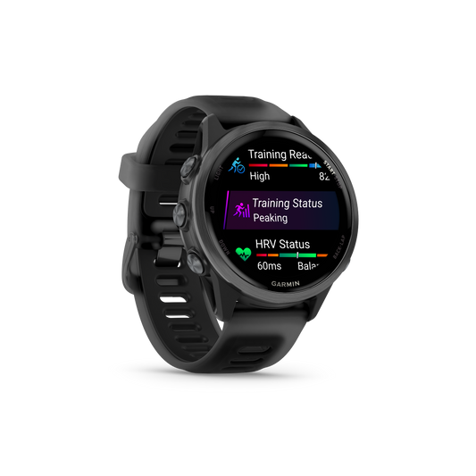 Forerunner® 570 - 42mm, Slate Gray Aluminum with Translucent Black/Black Band