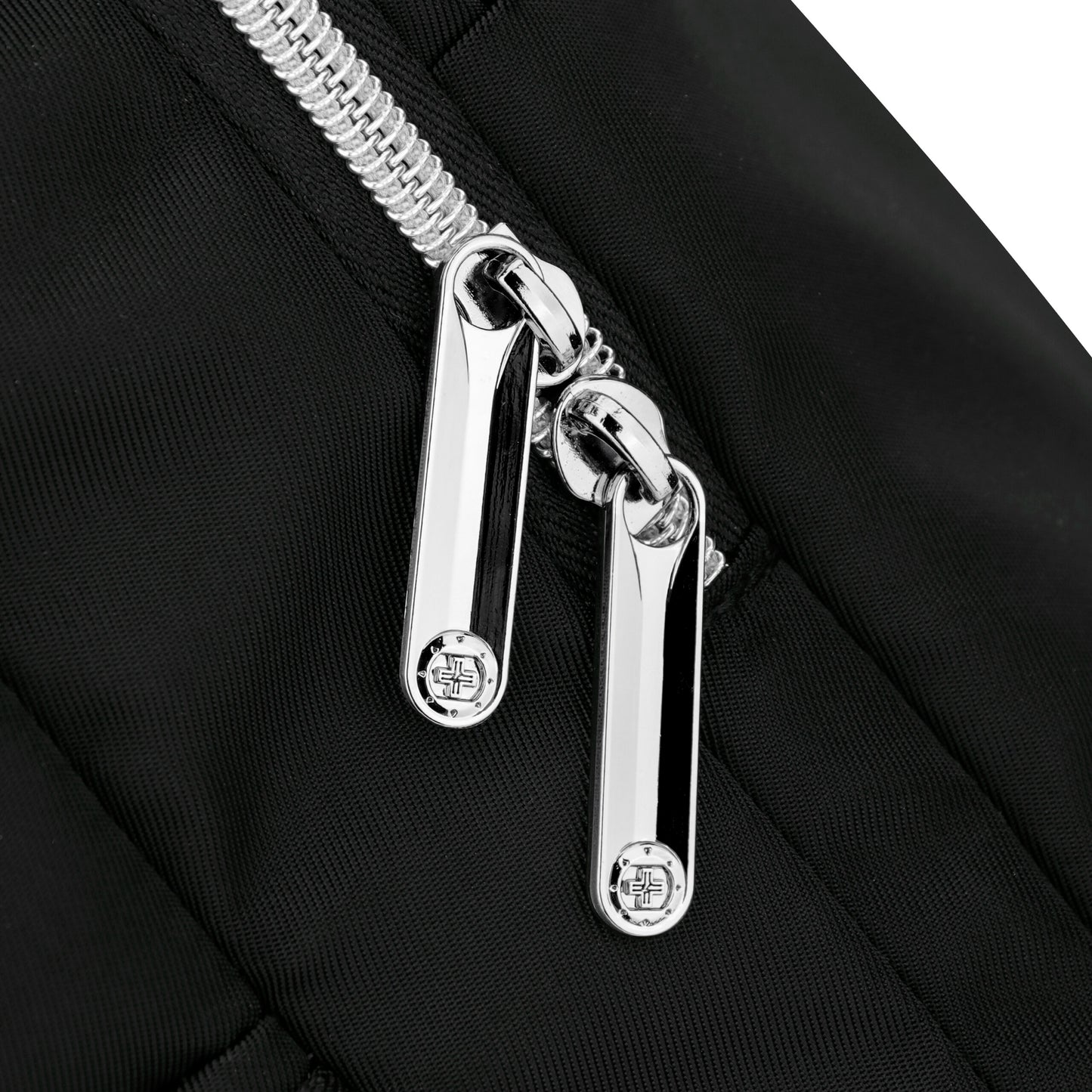 KATY ROSE Black Platinum Backpack