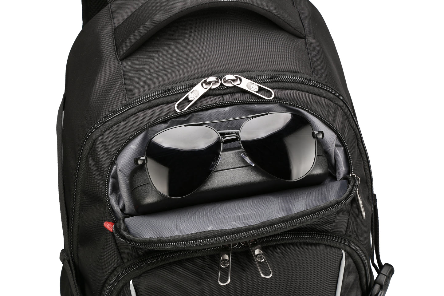 KAPPEL Black Backpack with SDD Finder