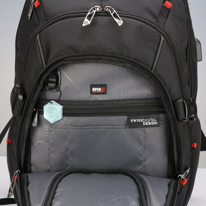 VECTOR Black Backpack with SDD Finder