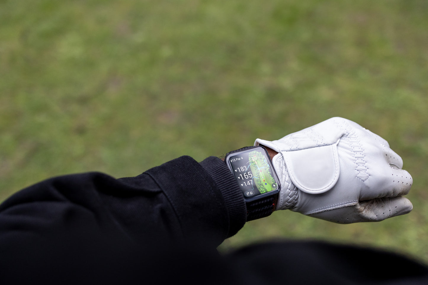 Venu® X1, Moss with Titanium Caseback and Moss ComfortFit Nylon Band