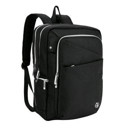 KATY ROSE Black Platinum Backpack