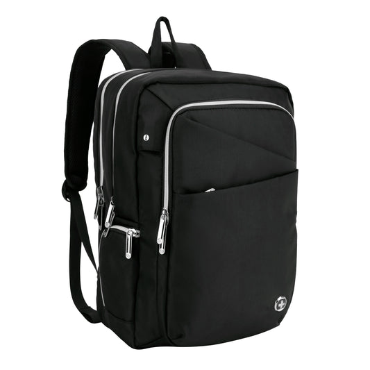 KATY ROSE Black Platinum Backpack
