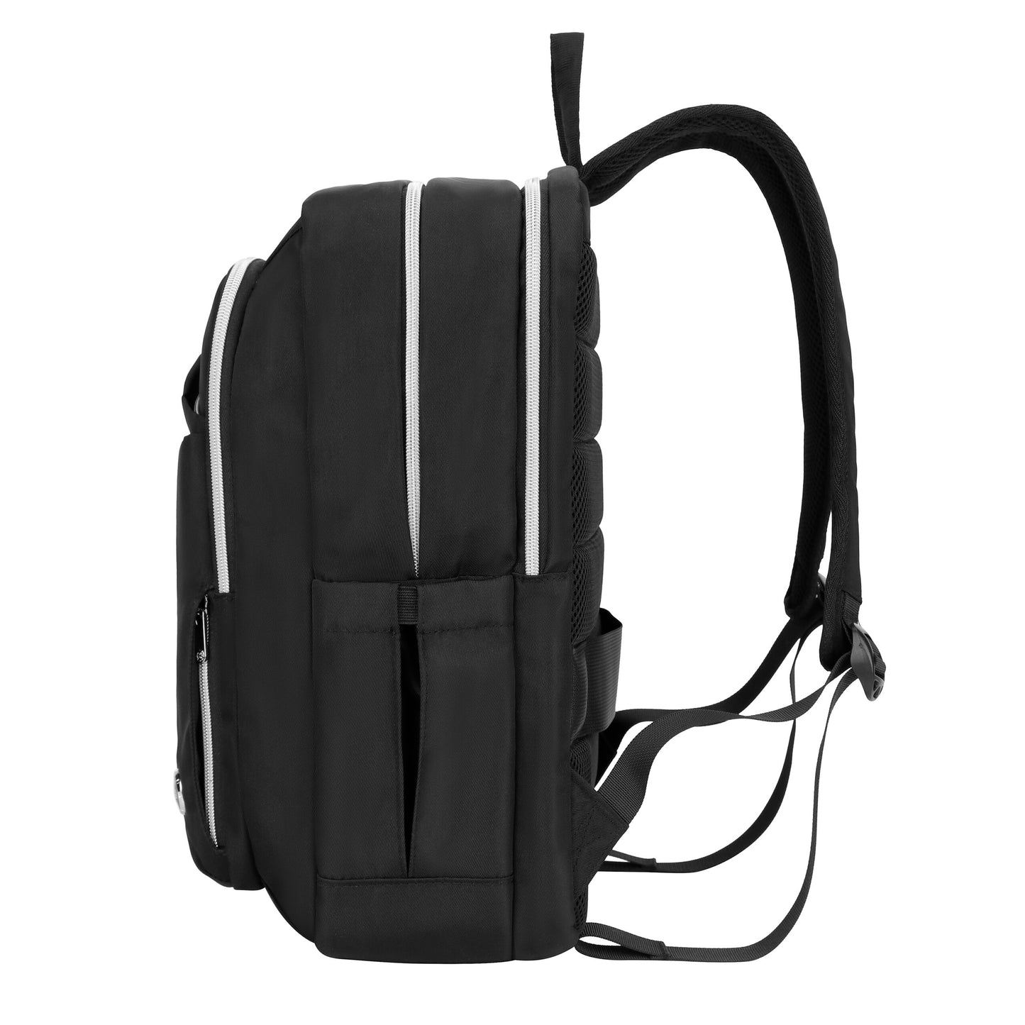 KATY ROSE Black Platinum Backpack