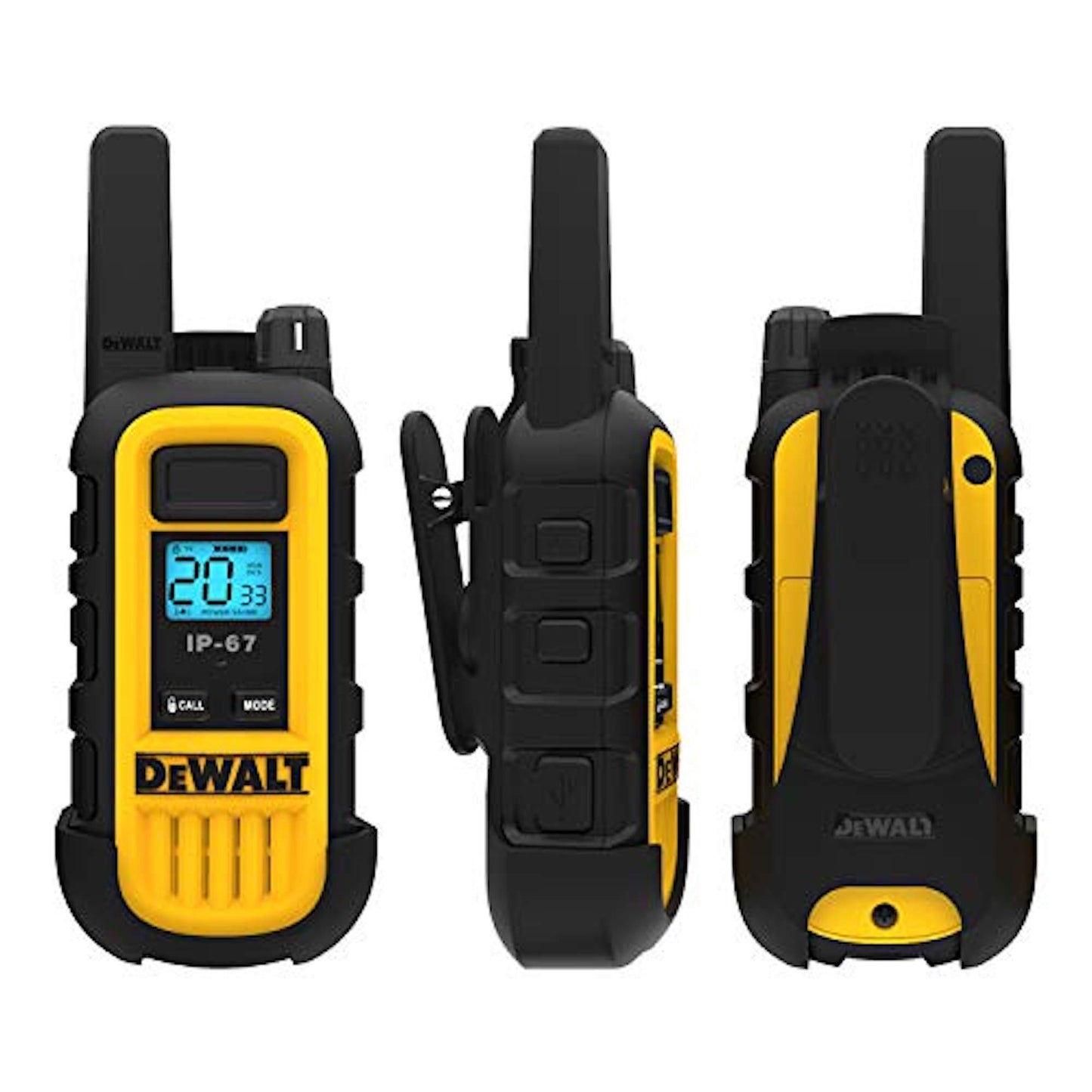 Dewalt Heavy Duty 12 DXFRS300 Radios with 2X 6 Port Chargers