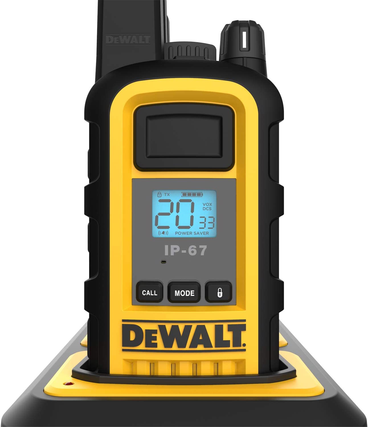 Dewalt Heavy Duty 12 DXFRS800 Radios with 2X 6 Port Chargers