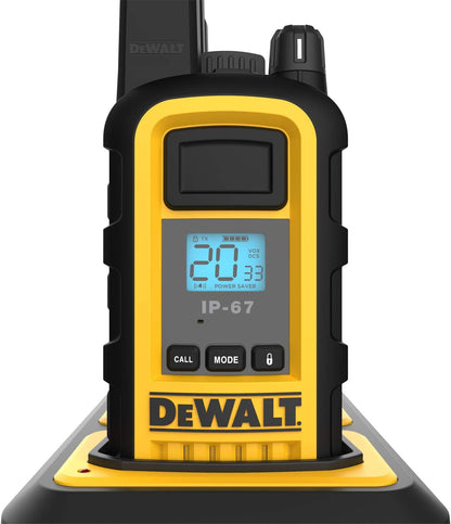 Dewalt Heavy Duty 12 DXFRS800 Radios with 2X 6 Port Chargers