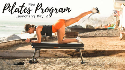 MAXPRO Foldable Steel Fitness Bench - Black