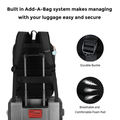 KATY ROSE Black Backpack