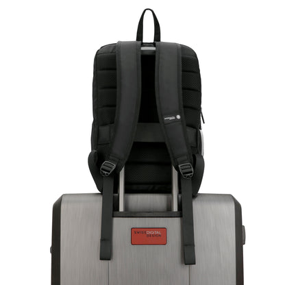 KATY ROSE Black Platinum Backpack with SDD Finder