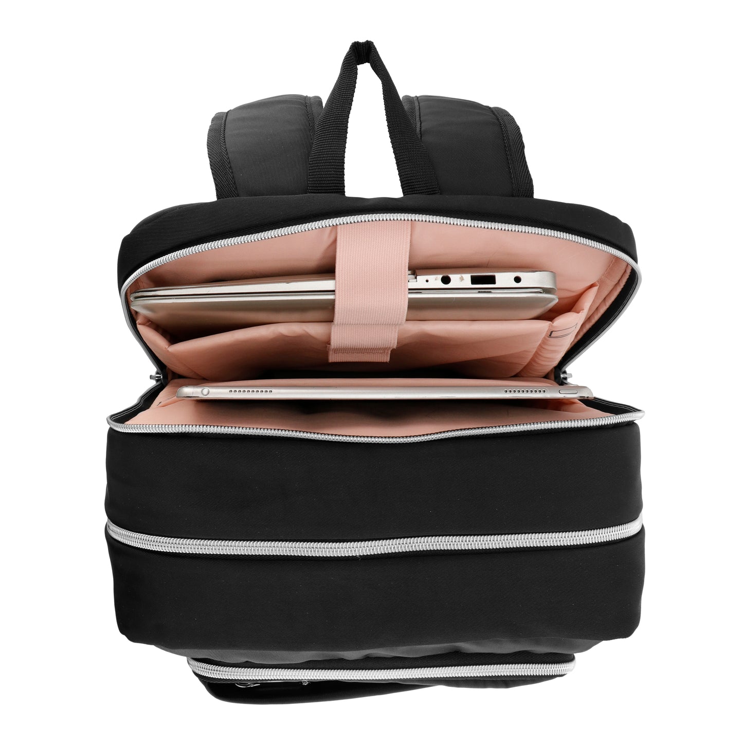 KATY ROSE Black Platinum Backpack with SDD Finder