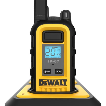 Dewalt Heavy Duty 12 DXFRS300 Radios with 2X 6 Port Chargers