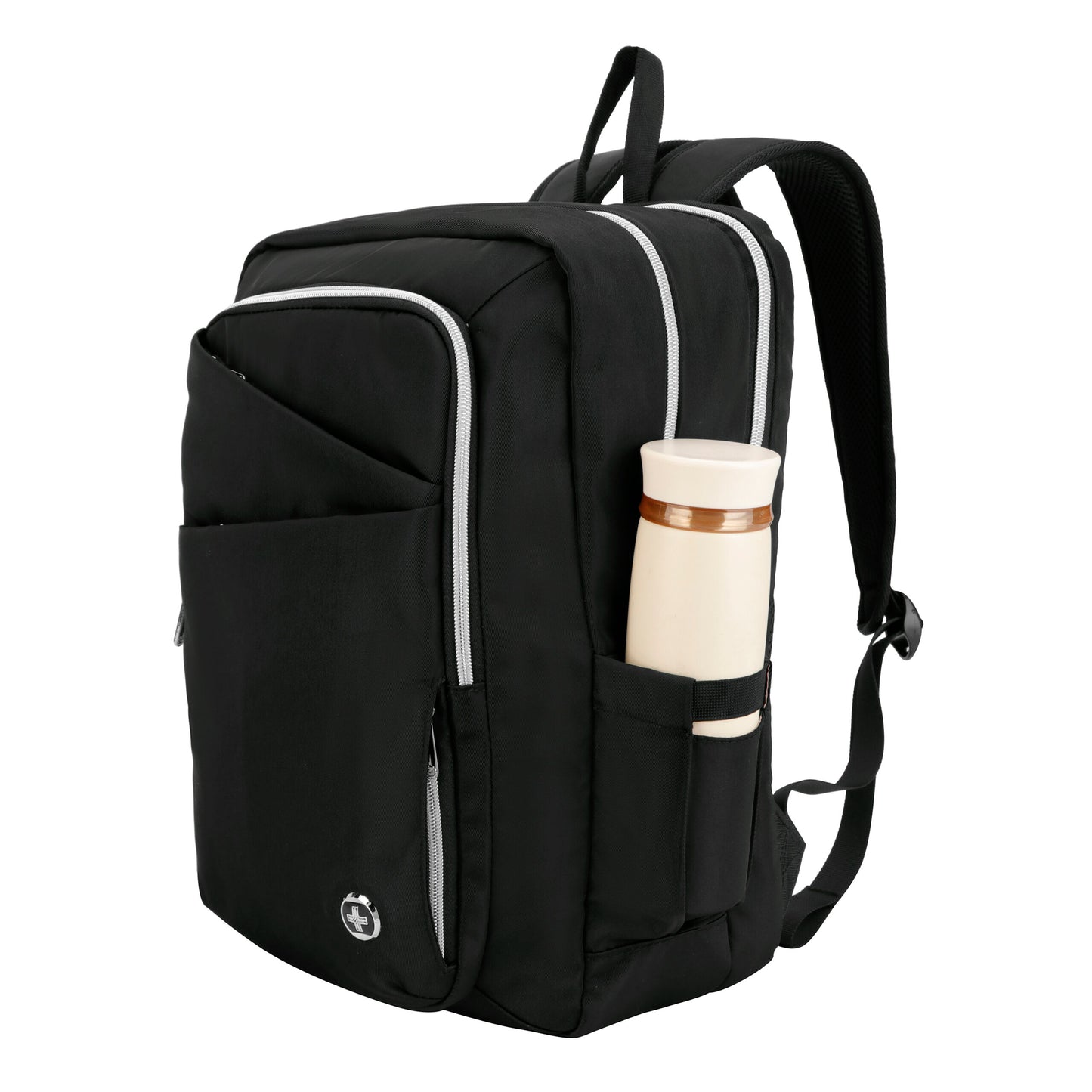 KATY ROSE Black Platinum Backpack