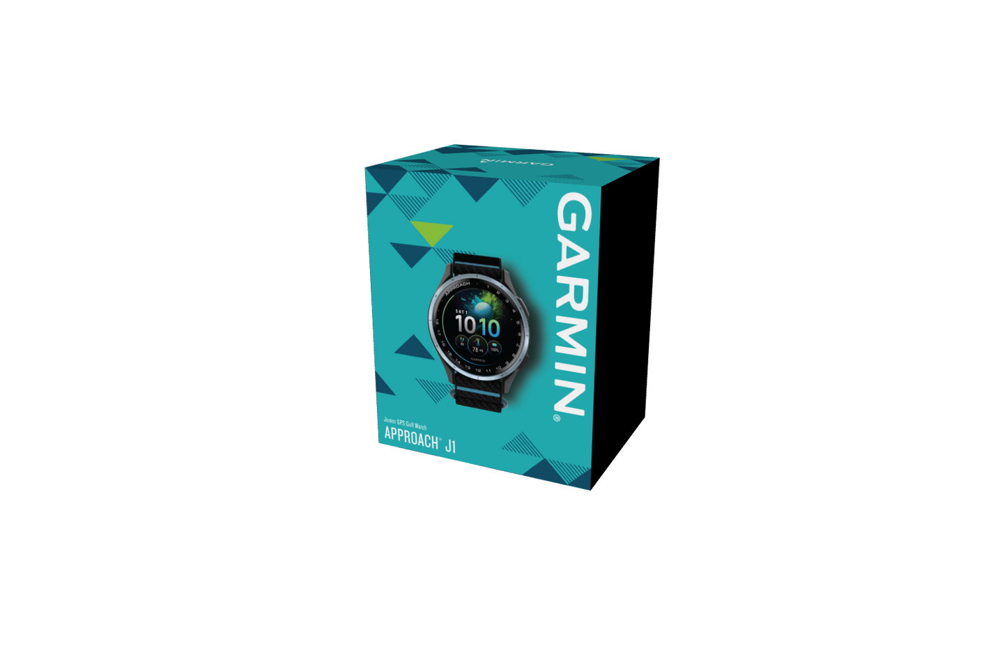 Approach J1 - Cloud Blue Aluminum Bezel with Black/Azure ComfortFit Fabric Band