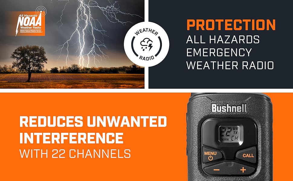 Bushnell Adventure 32 KM FRS 0.5 Watt 2 Way Radio