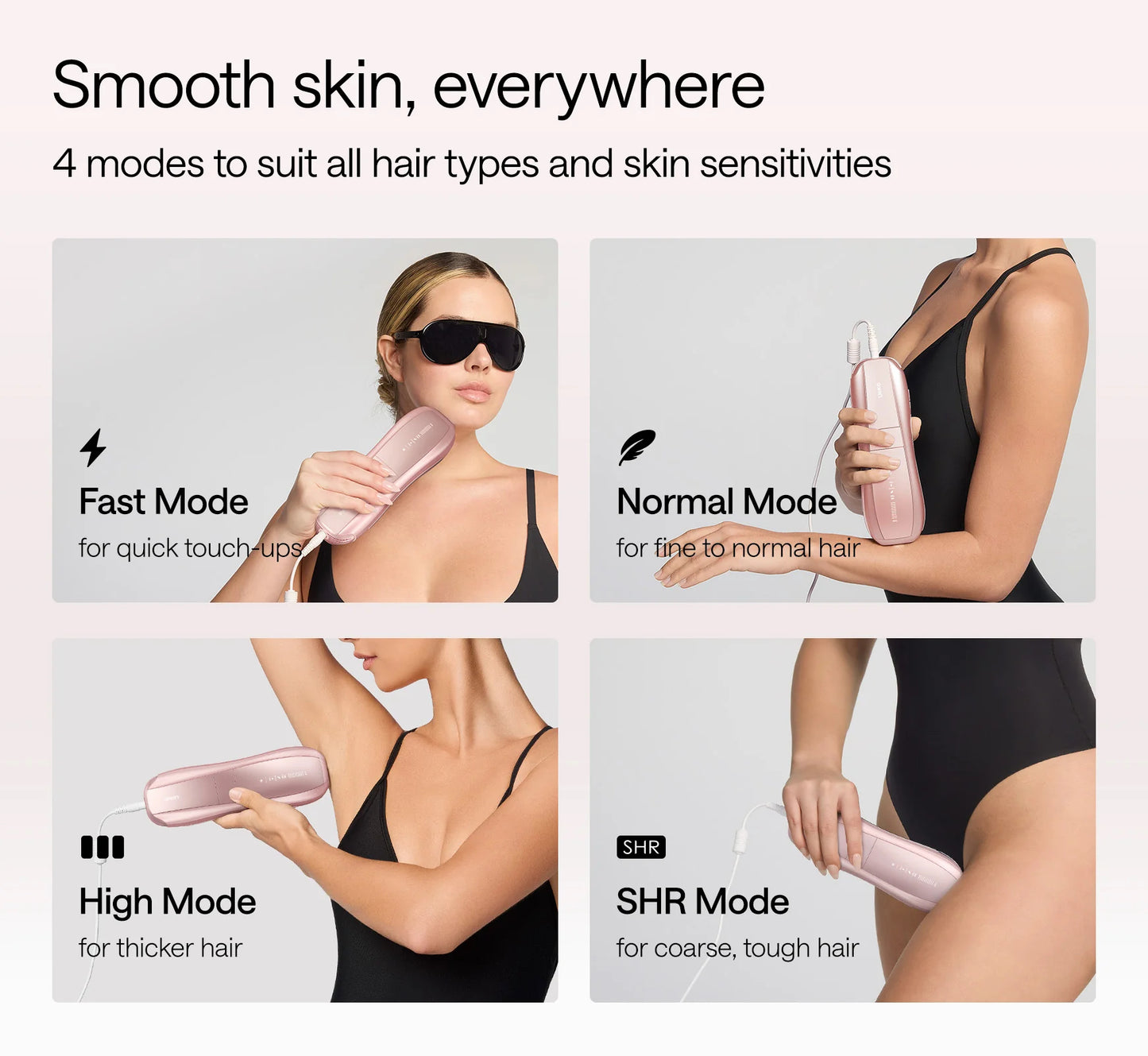 Ulike Air 10, Pink - IPL Hair Removal Device