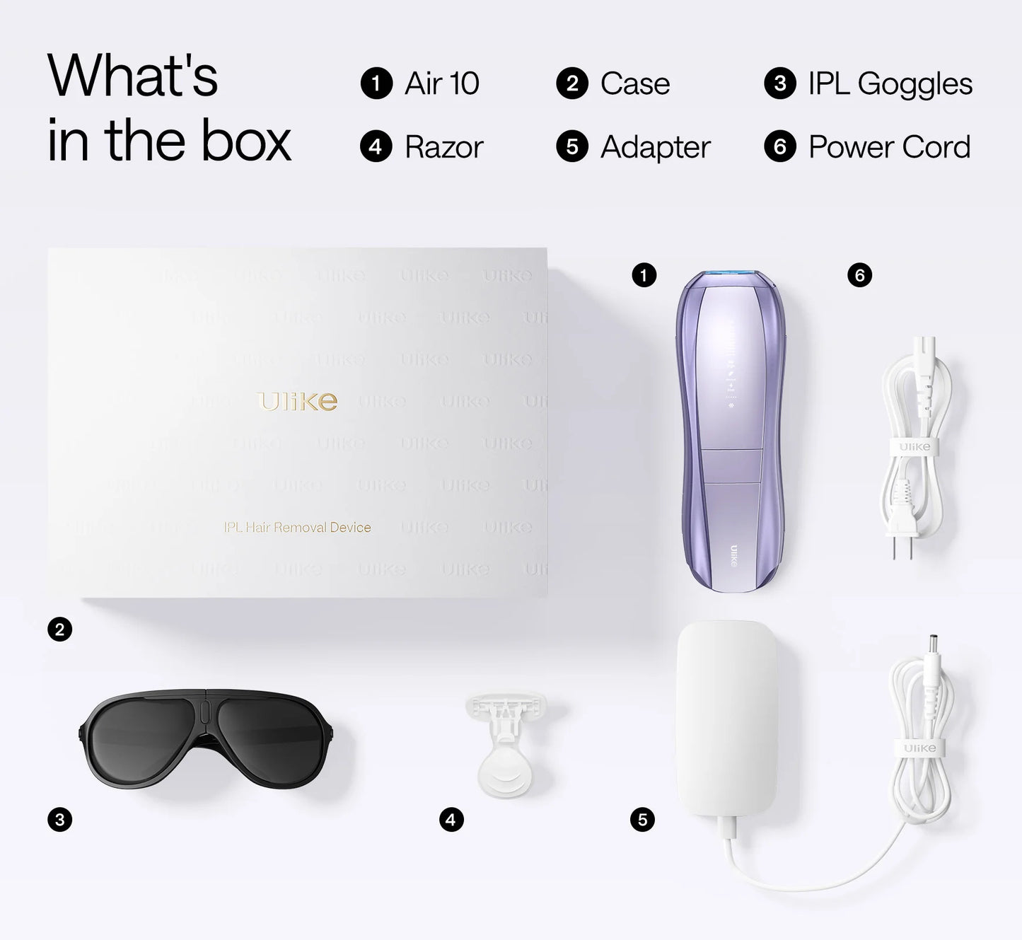 Ulike Air 10, Purple - IPL Hair Removal Device