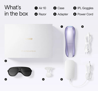 Ulike Air 10, Purple - IPL Hair Removal Device