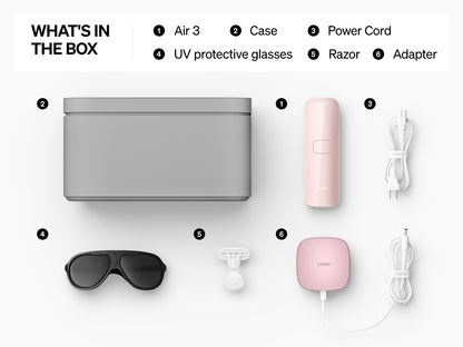 Ulike Air 3, Pink - IPL Hair Removal Device