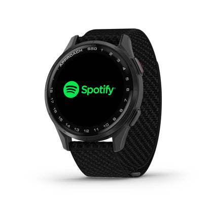 Approach® S50, Slate Aluminum Bezel with Black ComfortFit Nylon Band