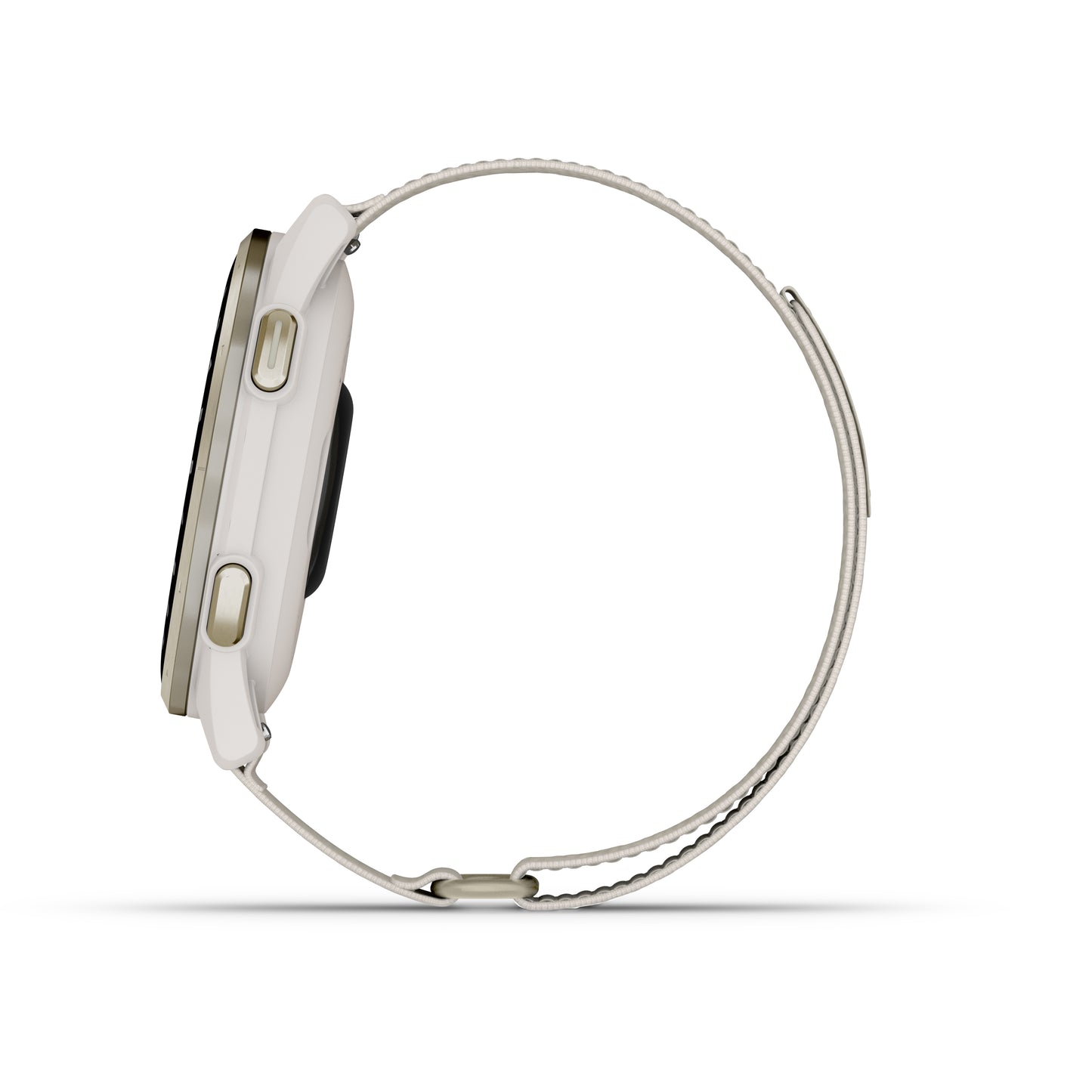Approach® S50, Cream Gold Aluminum Bezel with Ivory ComfortFit Nylon Band