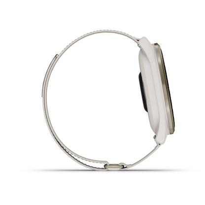 Approach® S50, Cream Gold Aluminum Bezel with Ivory ComfortFit Nylon Band