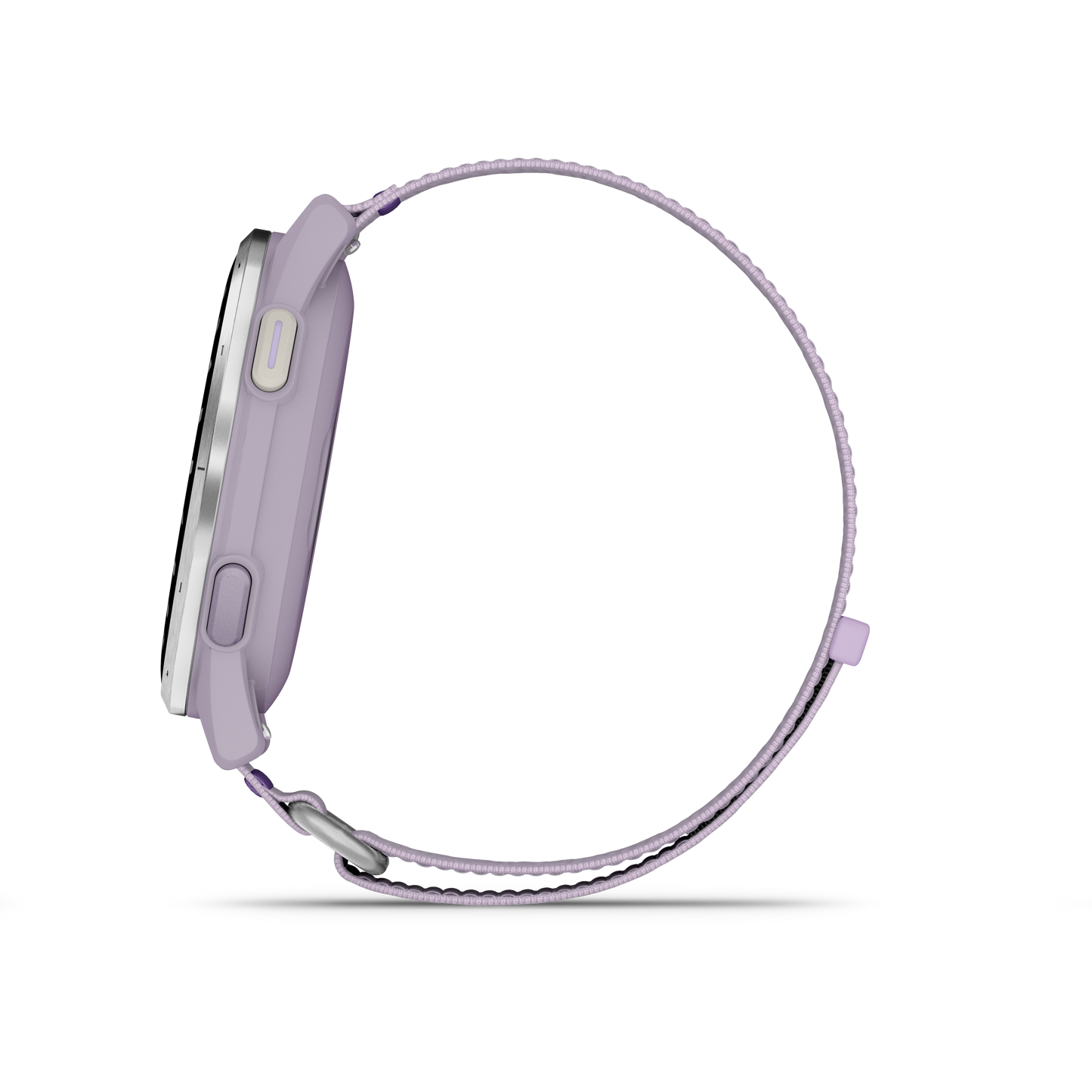 Approach J1 - Silver Aluminum Bezel with Lilac ComfortFit Fabric Band