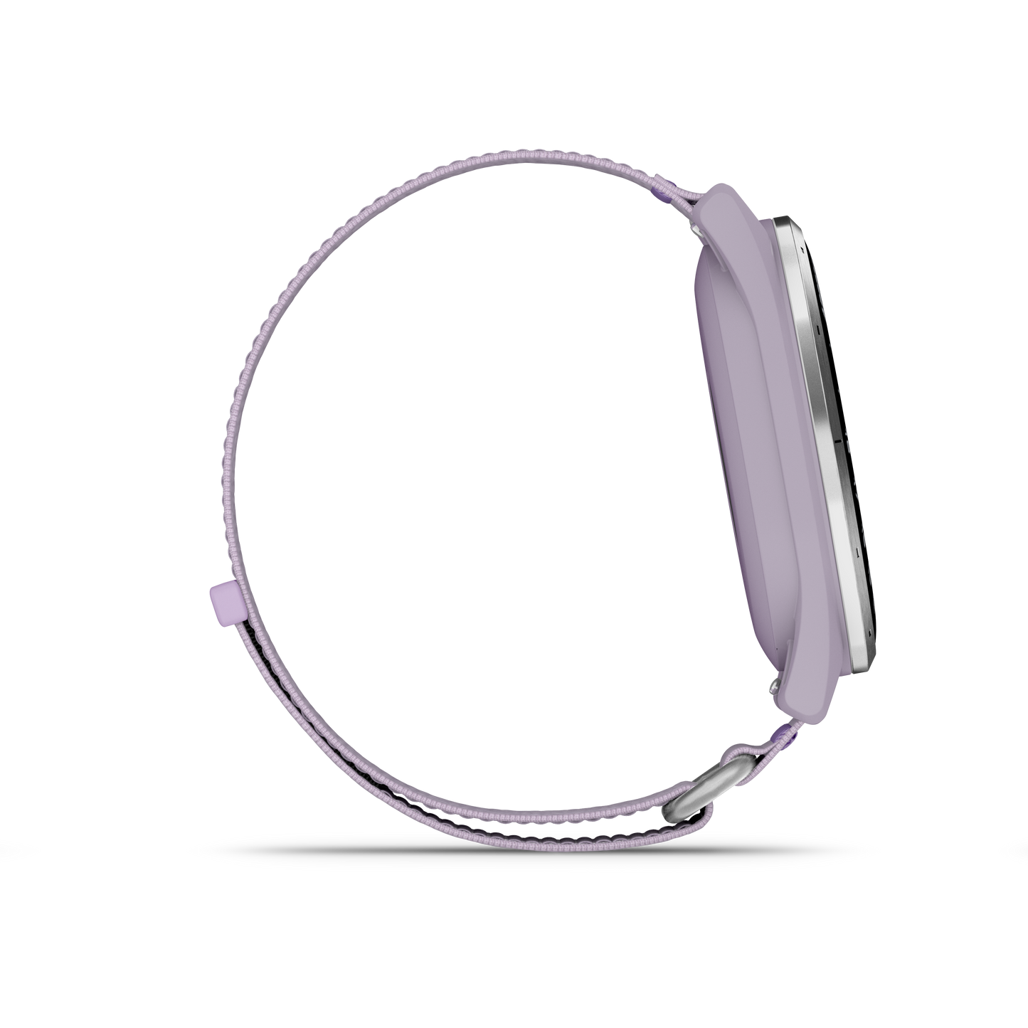 Approach J1 - Silver Aluminum Bezel with Lilac ComfortFit Fabric Band