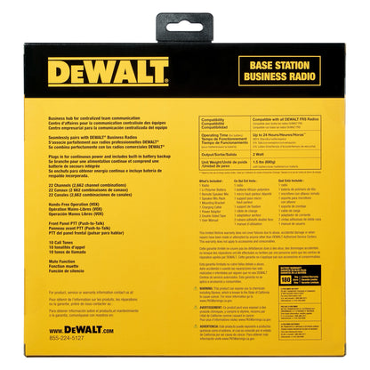 DeWalt Business Radio Base Station