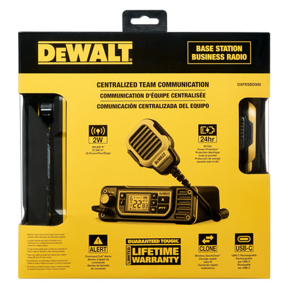 DeWalt Business Radio Base Station