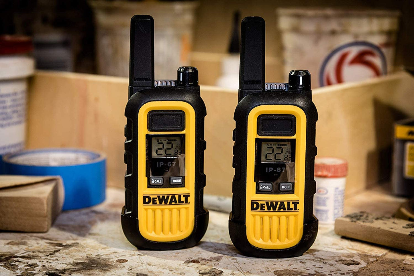 DeWALT DXFRS800 Heavy Duty Walkie Talkies
