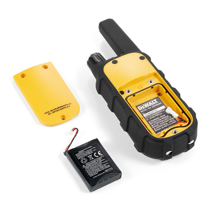 Dewalt Heavy Duty 6 DXFRS300 Radios with 6 Port Charger and 6 Remote Speaker Microphones