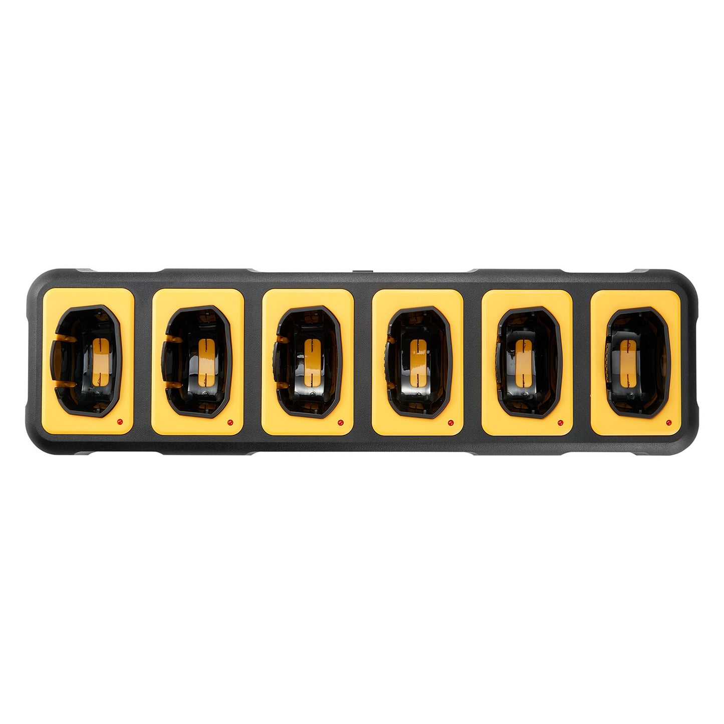 Dewalt Heavy Duty 6 DXFRS300 Radios with 6 Port Charger and 6 Remote Speaker Microphones