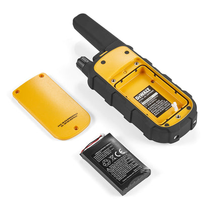 Dewalt Heavy Duty 6 DXFRS800 Radios with 6 Port Charger and 6 Remote Speaker Microphones