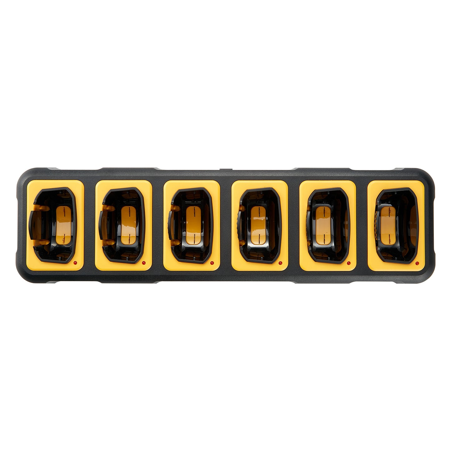 Dewalt Heavy Duty 6 DXFRS800 Radios with 6 Port Charger and 6 Remote Speaker Microphones