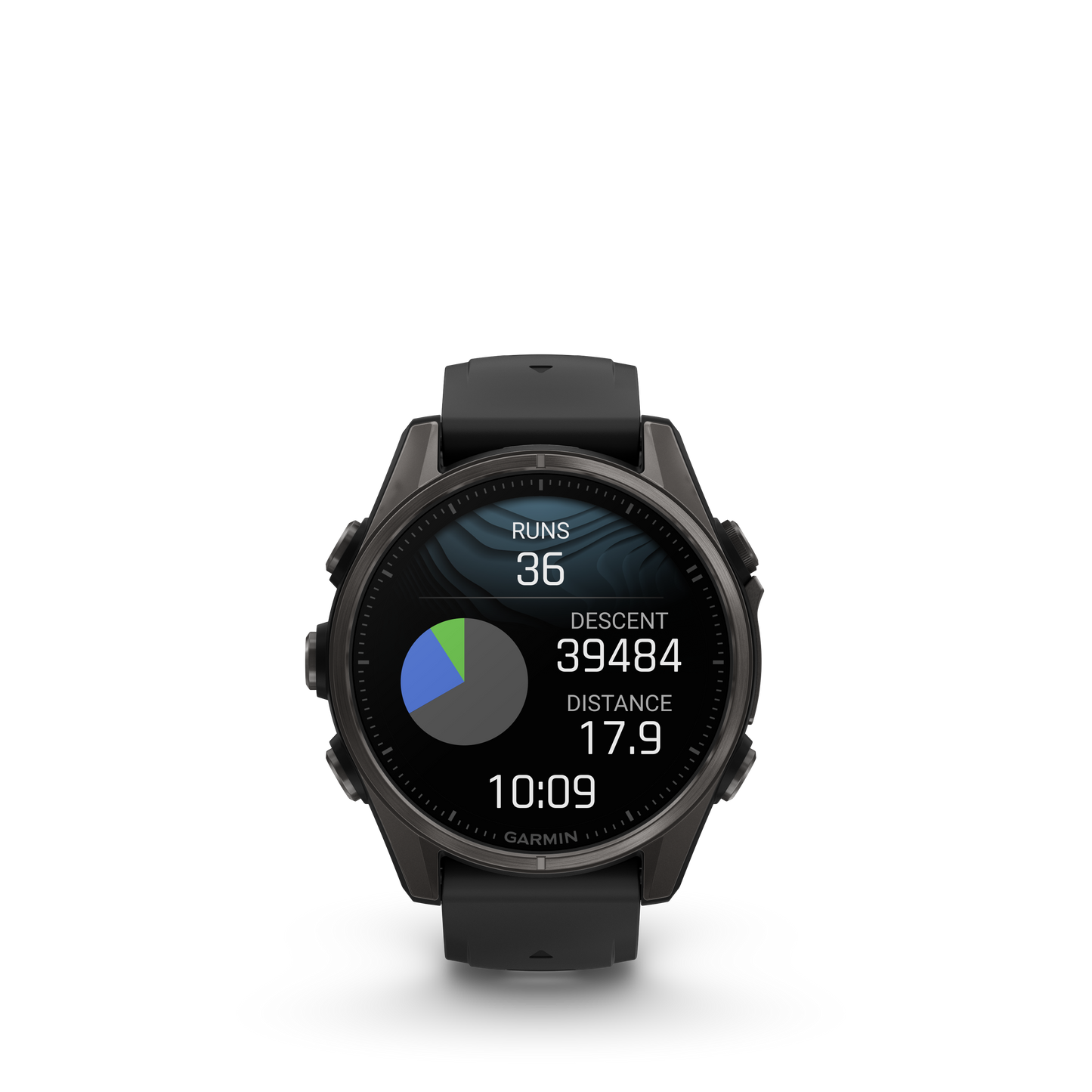Garmin f?nix 8 – 47mm, AMOLED, Slate Gray with Black Silicone Band