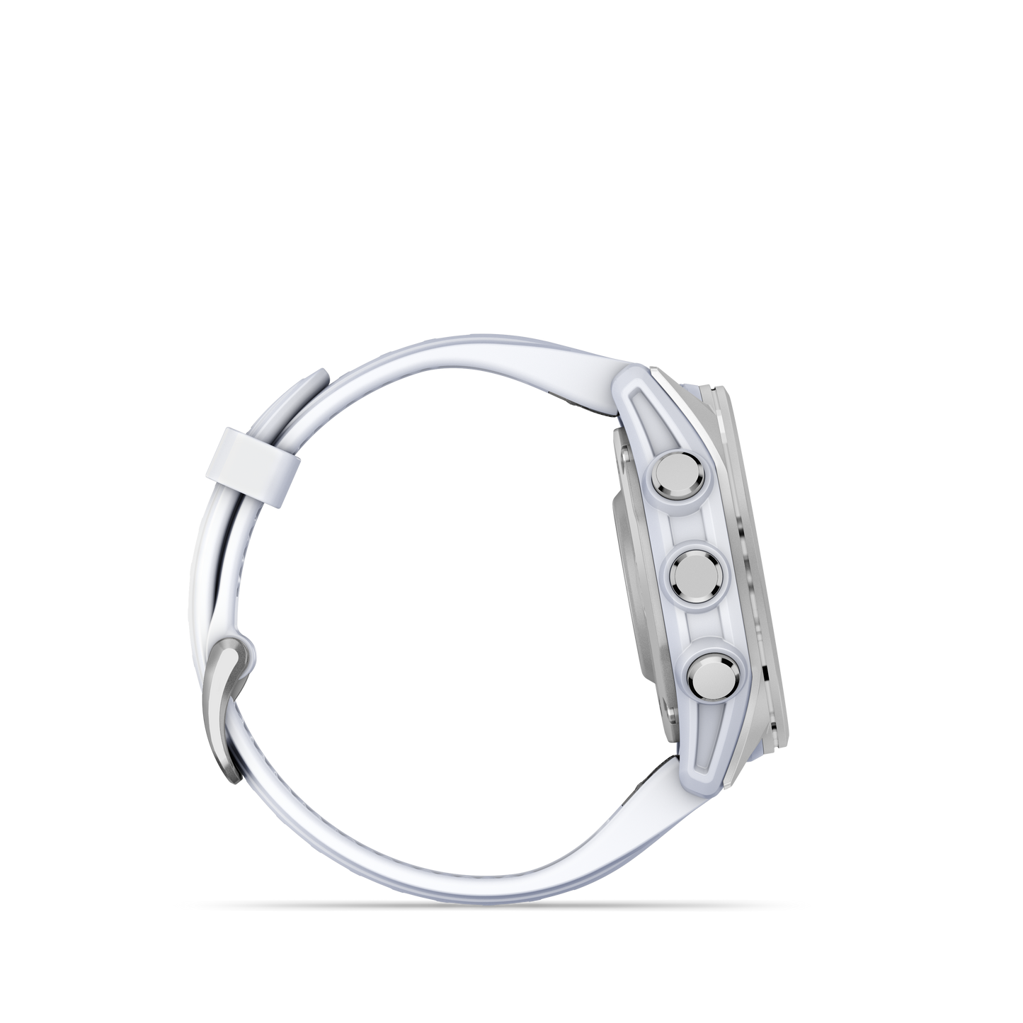 Garmin f?nix 8 – 43mm, AMOLED, Silver with Whitestone Silicone Band