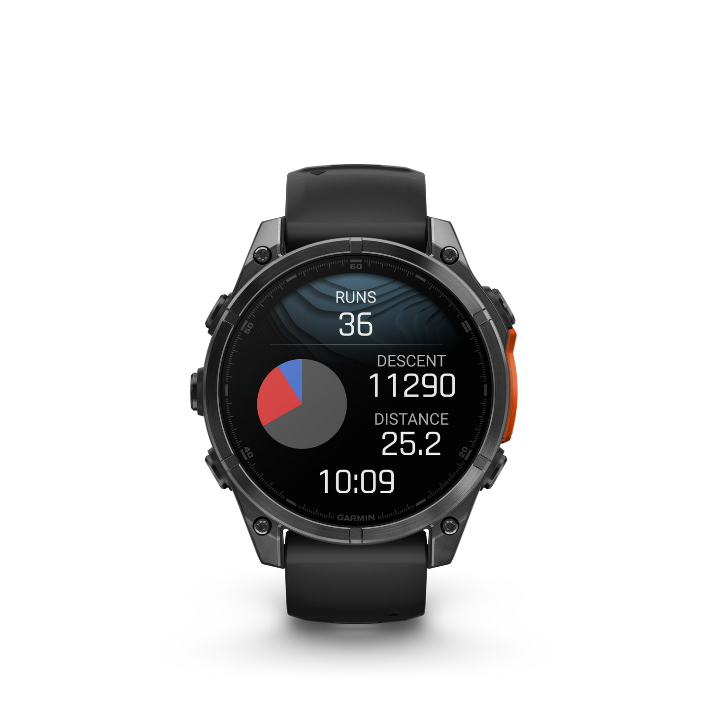 Garmin f?nix 8 – 47mm, AMOLED, Slate Gray with Black Silicone Band
