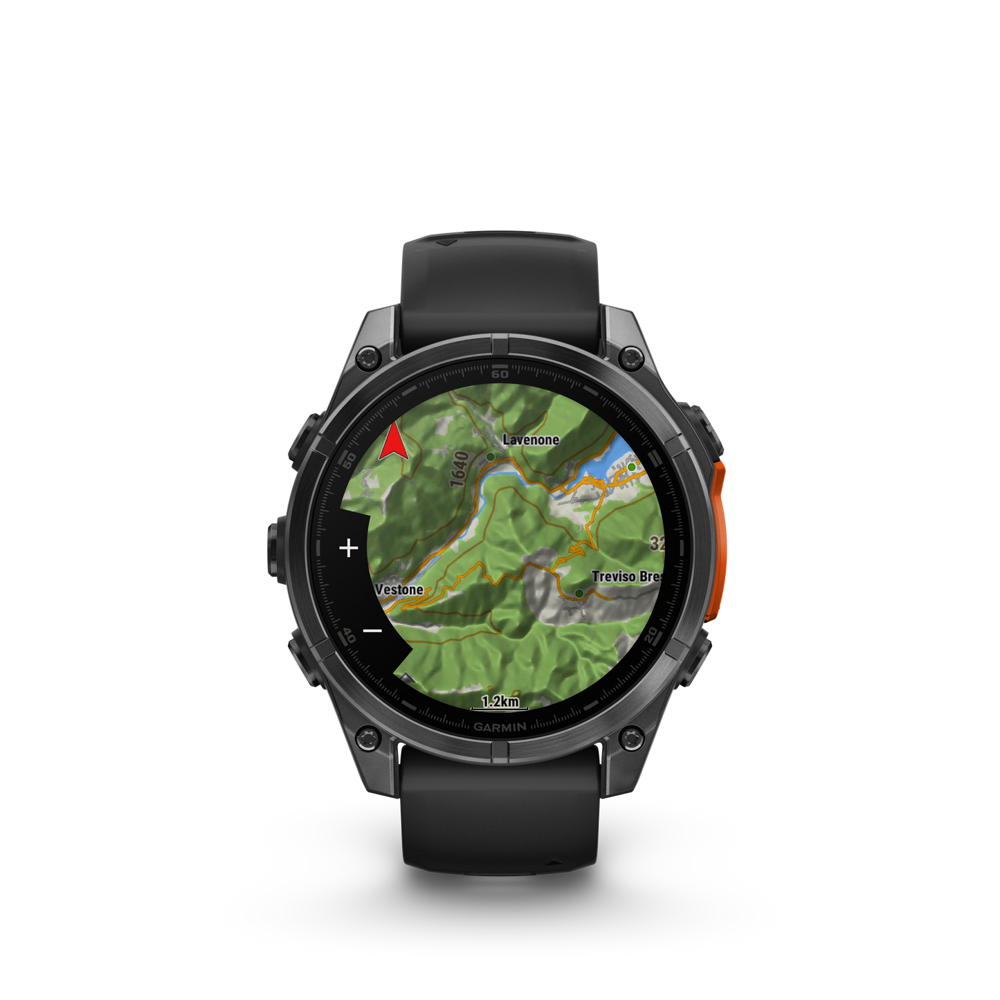 Garmin f?nix 8 – 47mm, AMOLED, Slate Gray with Black Silicone Band