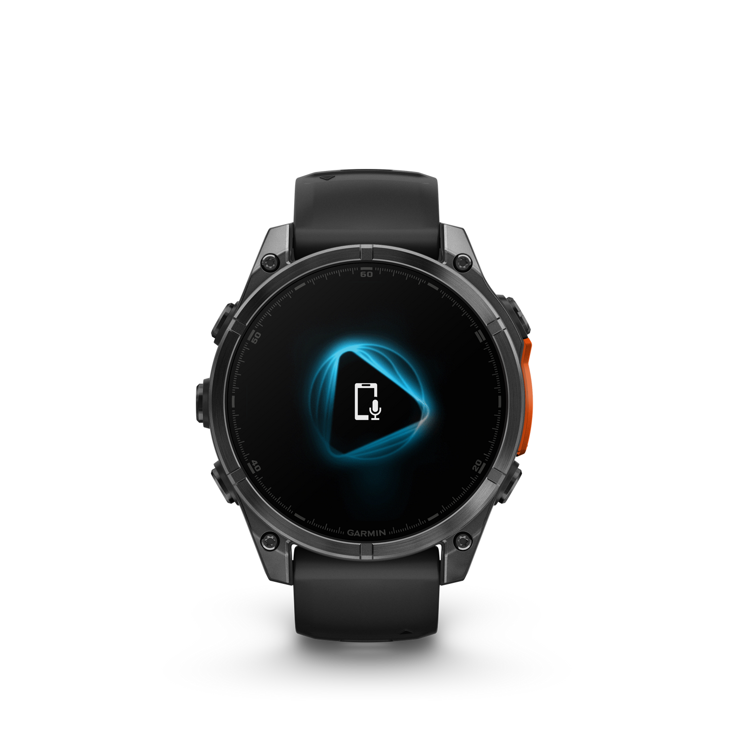 Garmin f?nix 8 – 47mm, AMOLED, Slate Gray with Black Silicone Band