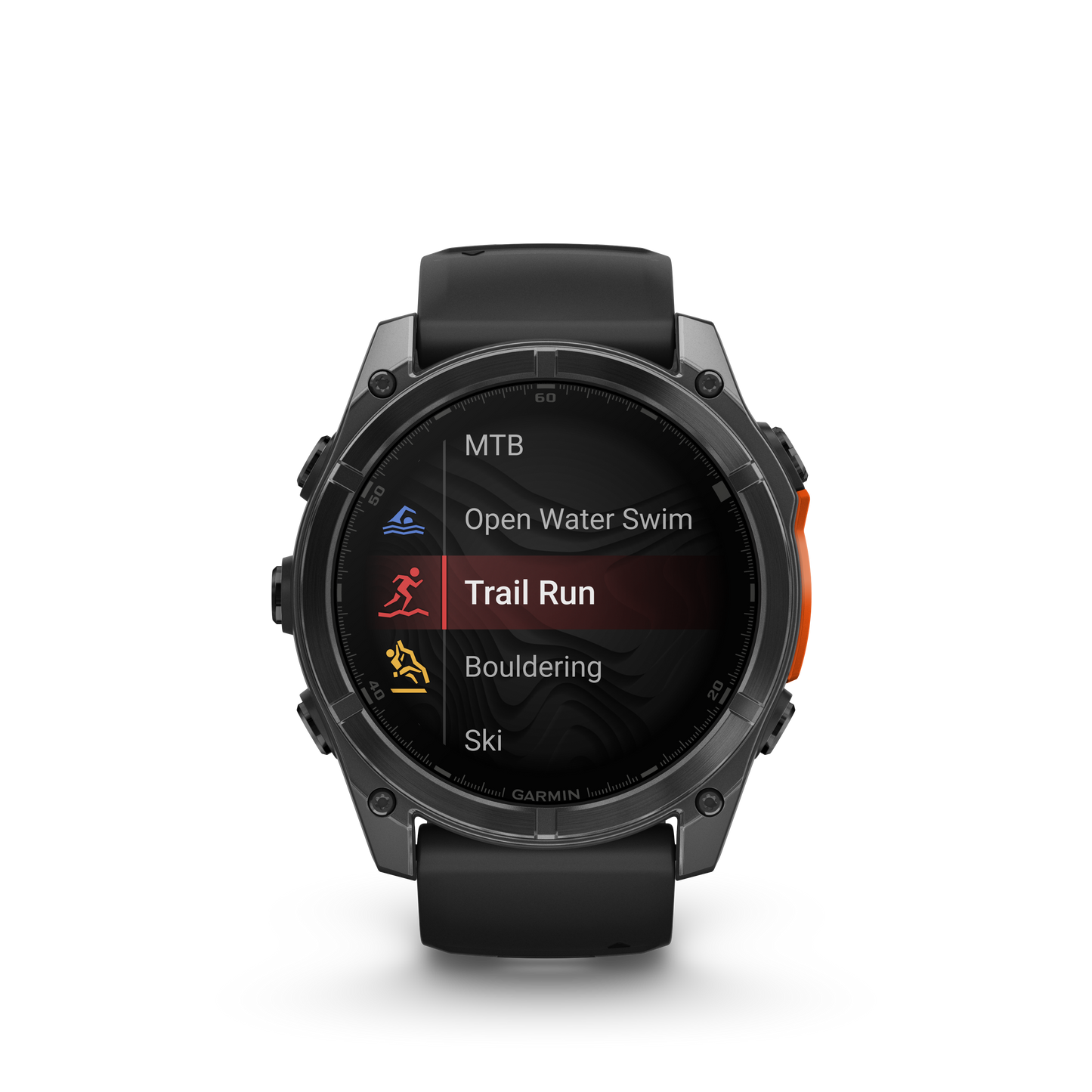 Garmin f?nix 8 – 51mm, AMOLED Slate Gray with Black Silicone Band