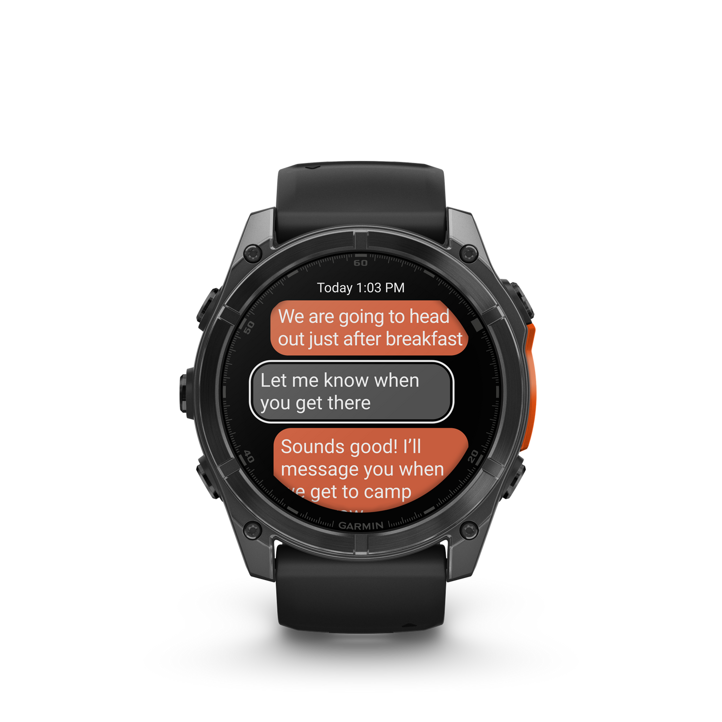 Garmin f?nix 8 – 51mm, AMOLED Slate Gray with Black Silicone Band