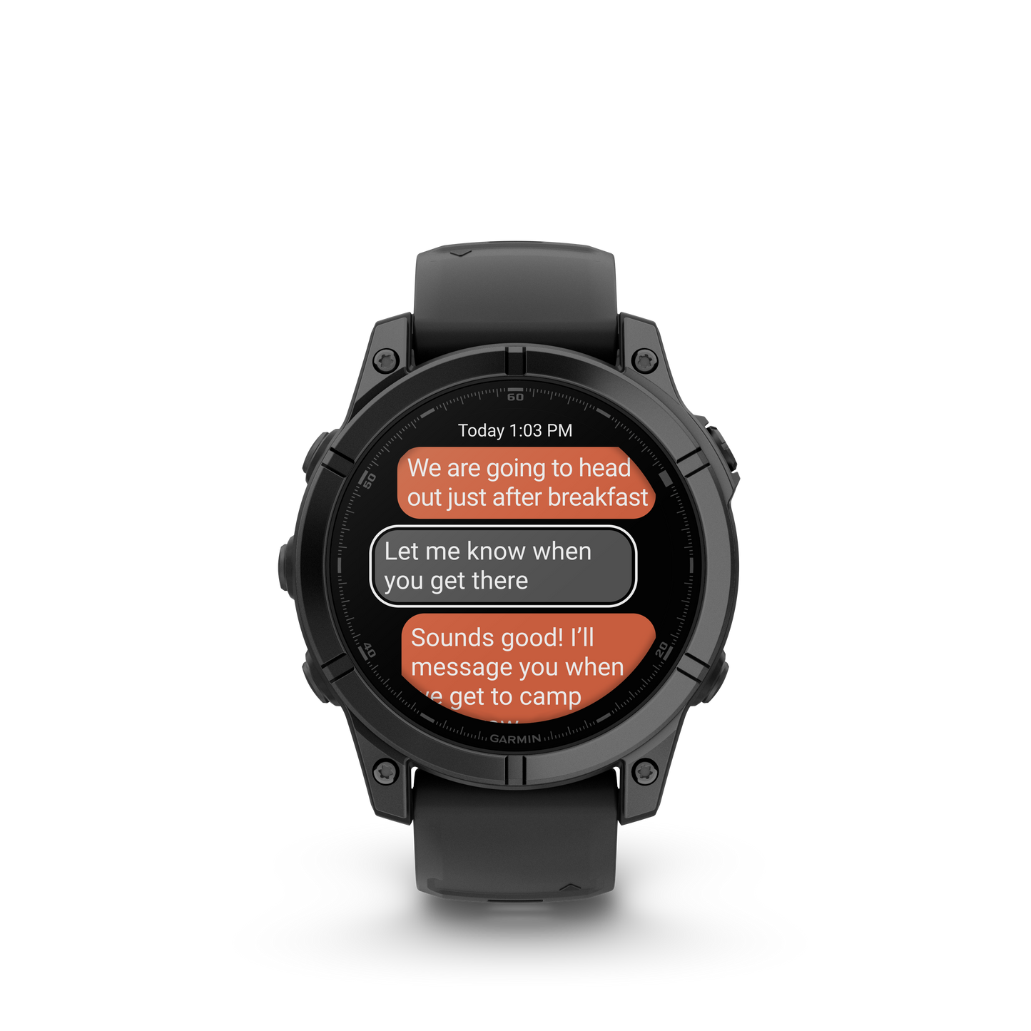 Garmin f?nix E – 47 mm, AMOLED Slate Gray Steel with Black Silicone Band