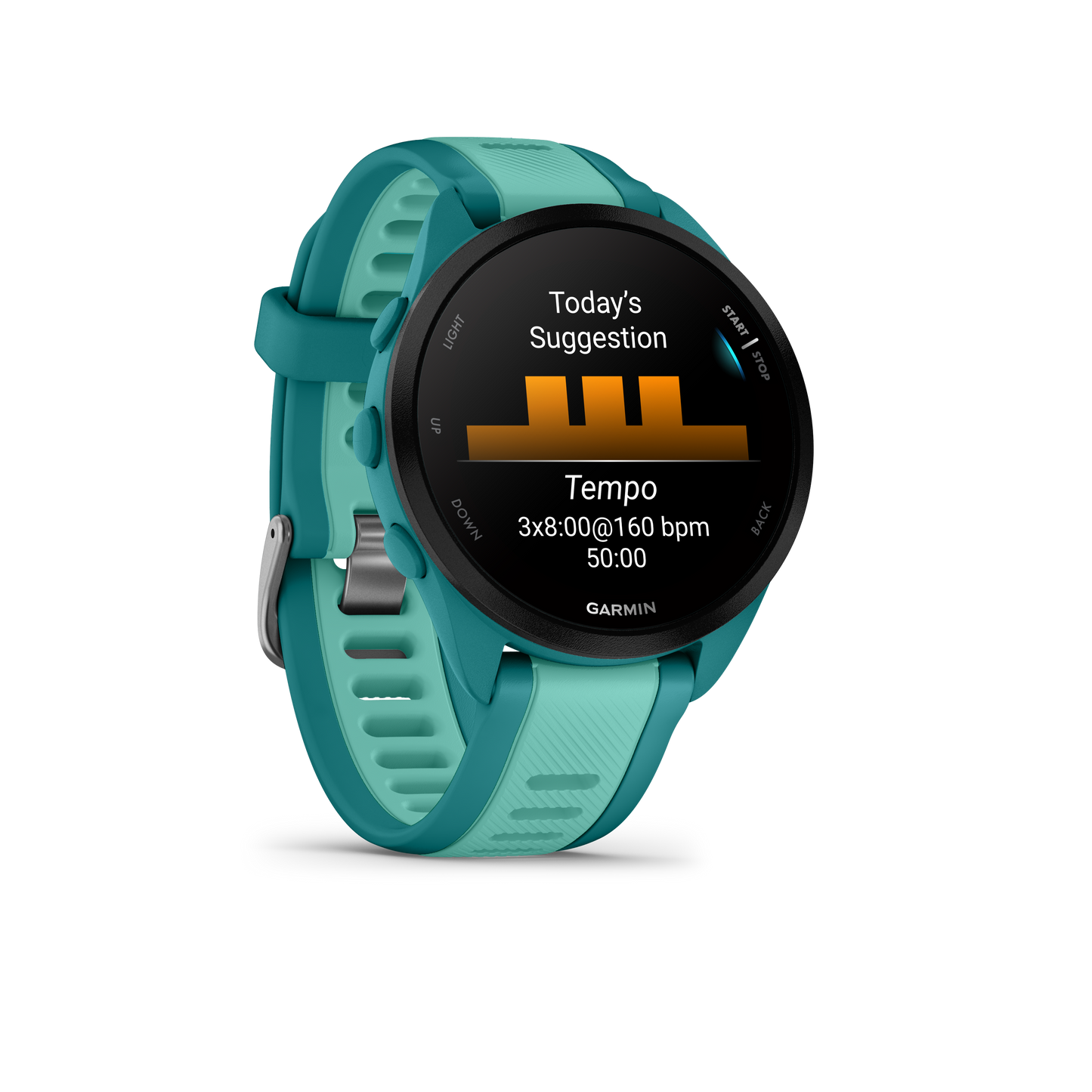 Forerunner® 165 Music, Turquoise/Aqua