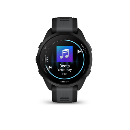 Forerunner® 165 Music, Black/Slate Gray