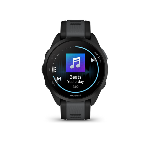 Forerunner® 165 Music, Black/Slate Gray