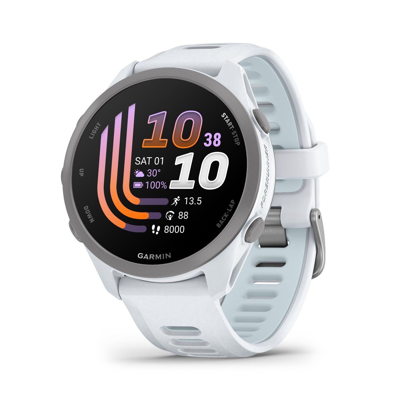 Forerunner 170 - Whitestone with Whitestone/Cloud Blue Band