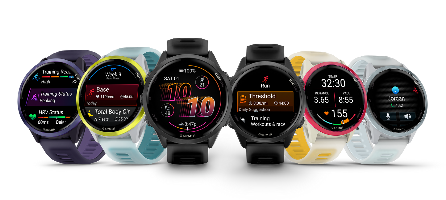 Forerunner® 570 - 42mm, Slate Gray Aluminum with Translucent Black/Black Band