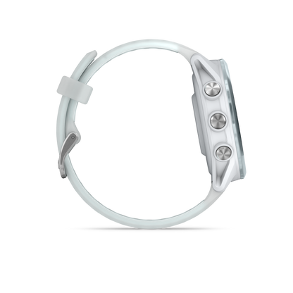 Forerunner® 570 - 42mm, Cloud Blue Aluminum with Translucent Whitestone/Cloud Blue Band