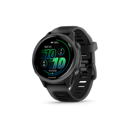Forerunner® 570 - 42mm, Slate Gray Aluminum with Translucent Black/Black Band